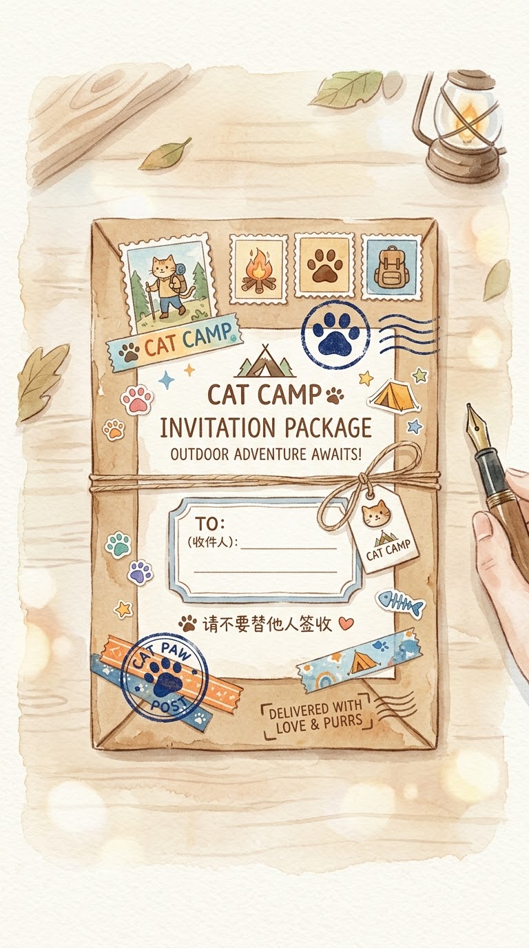 已经签收的 CAT CAMP 邀请包